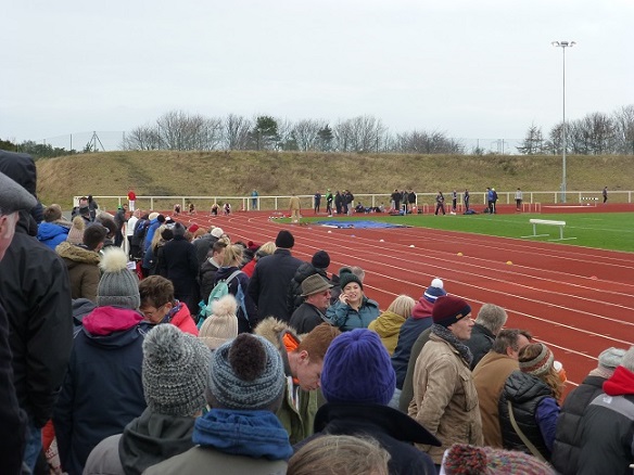 On their marks at East Lothian Athletics Arena